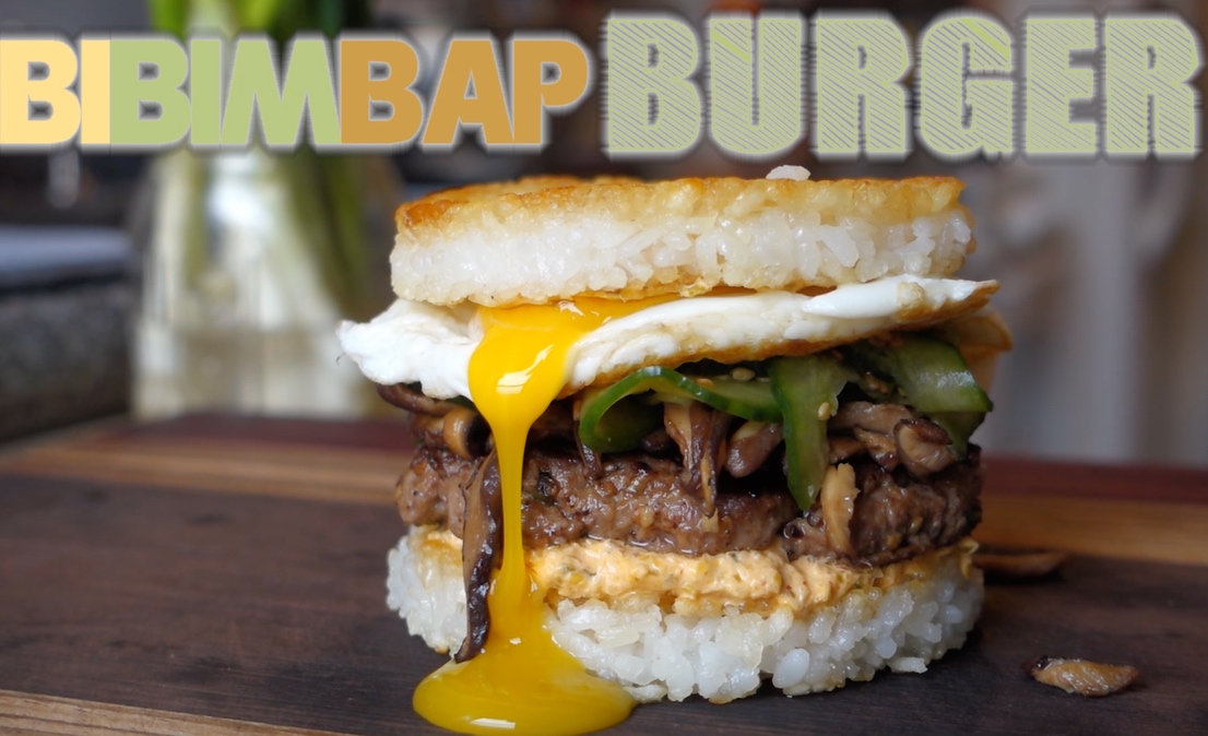 The Korean Bibimbap Burger
